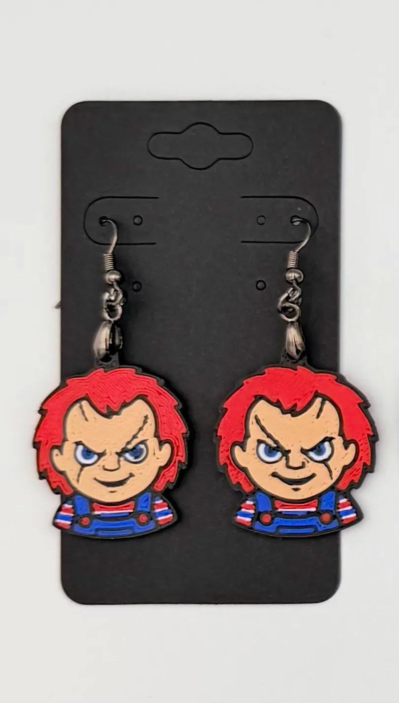Chucky Halloween Earrings