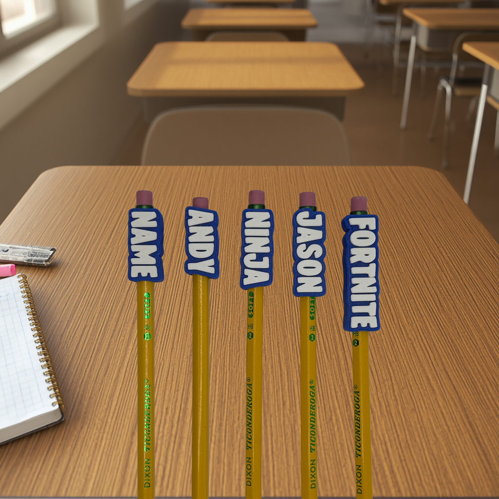 Fortnite Custom Pencil Slide On Name