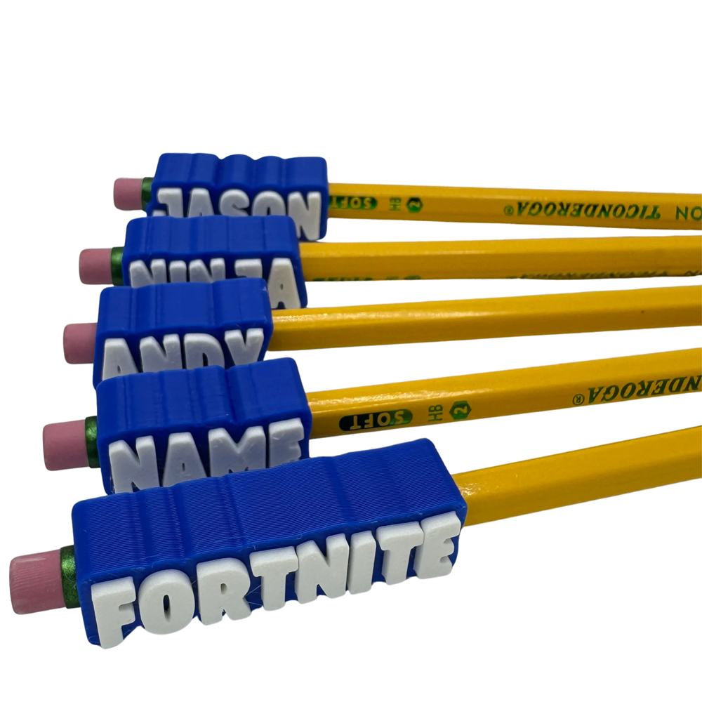 Fortnite Custom Pencil Slide On Name