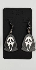 Ghostface Halloween Earrings