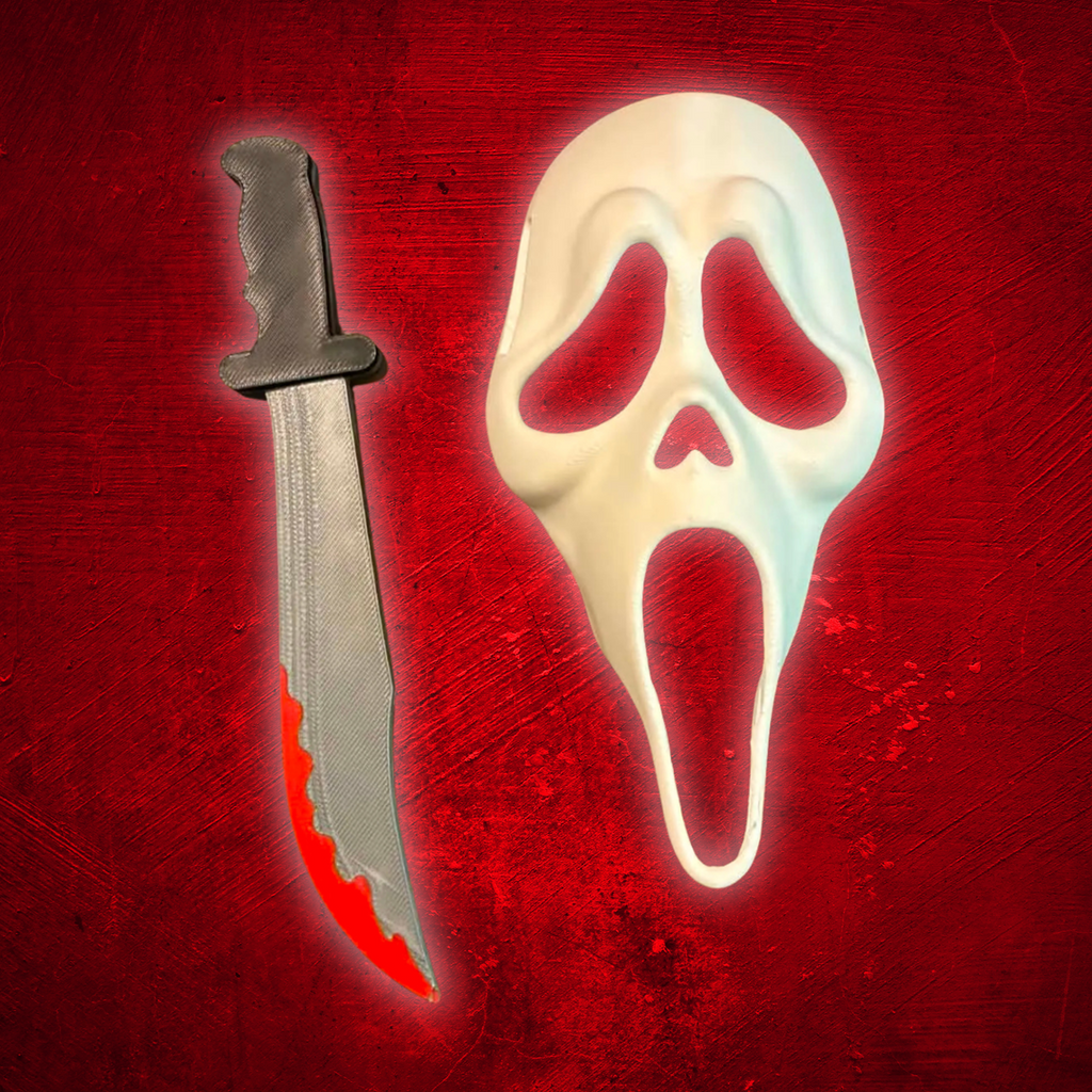 Ghostface Hair Clip