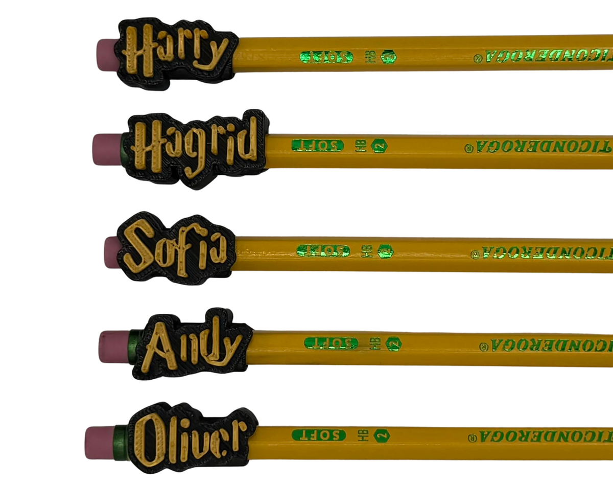 Harry Potter Custom Pencil Slide On Name