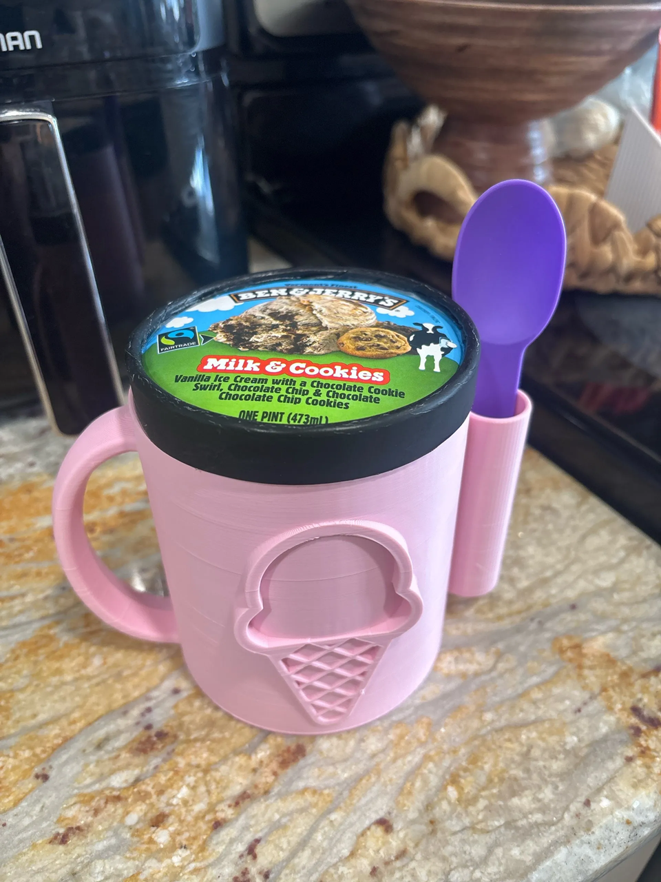 Ice Cream Spoon Holder
