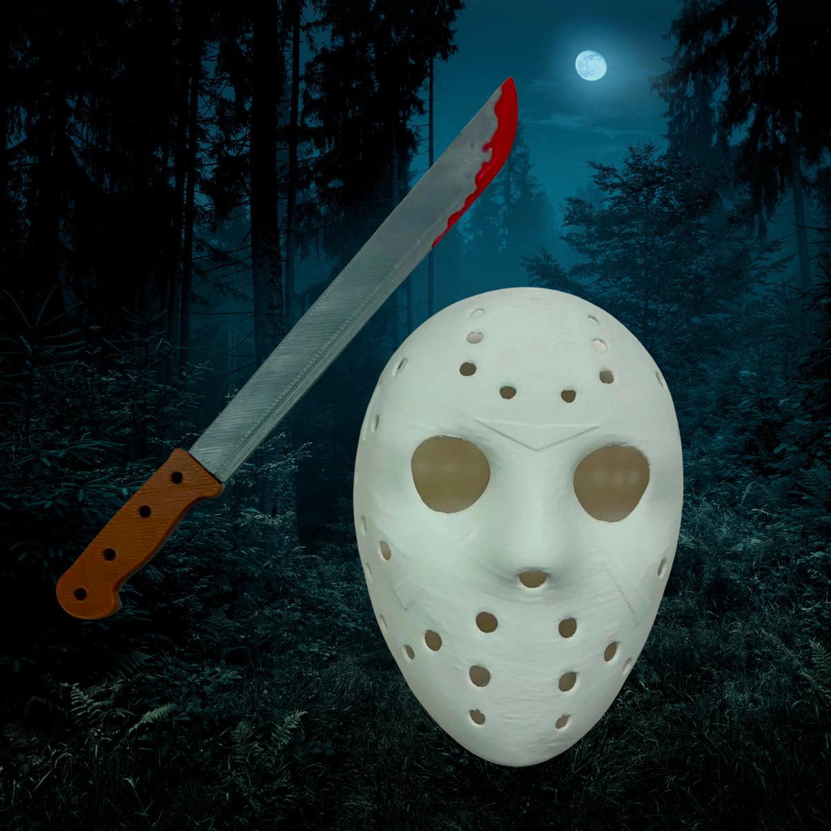 Jason Vorhees Hair Clip