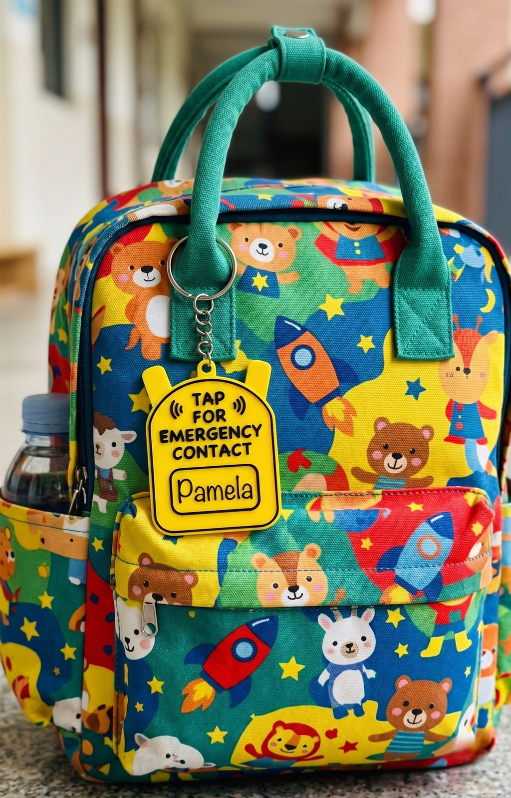 Name Backpack NFC Tag - Emergency Contact