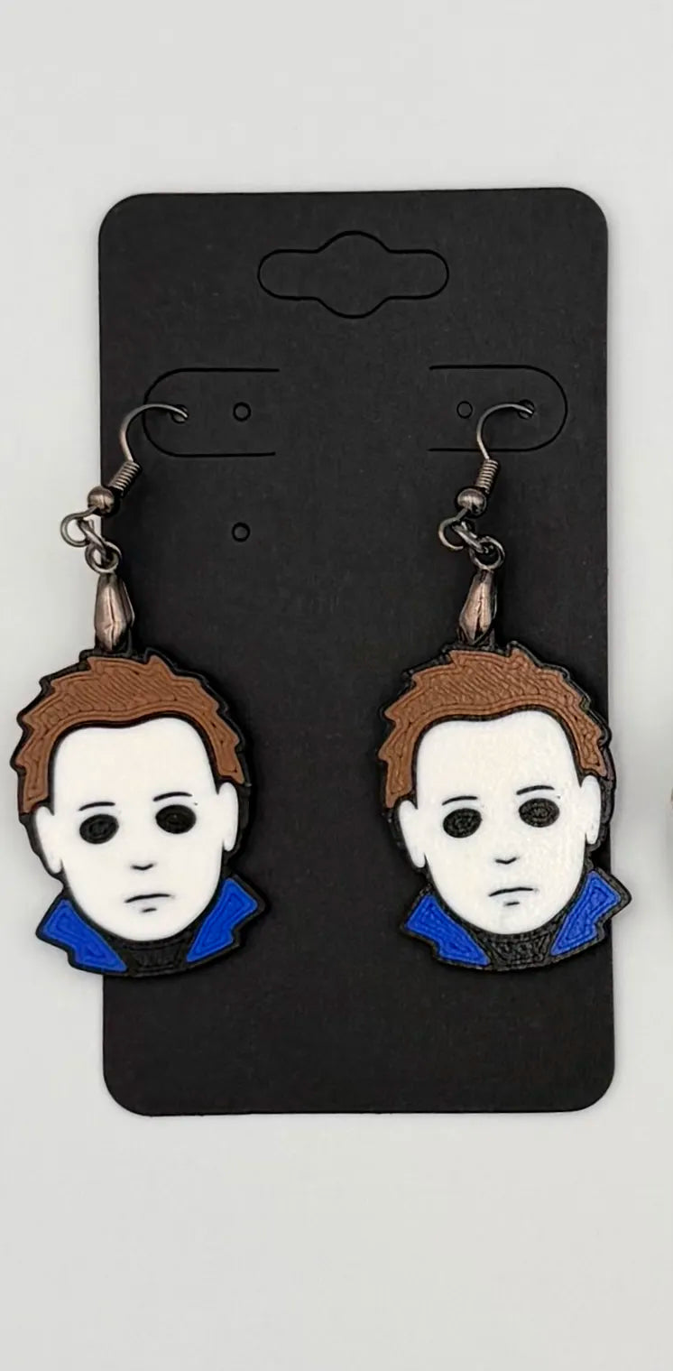 Michael Myers Halloween Earrings