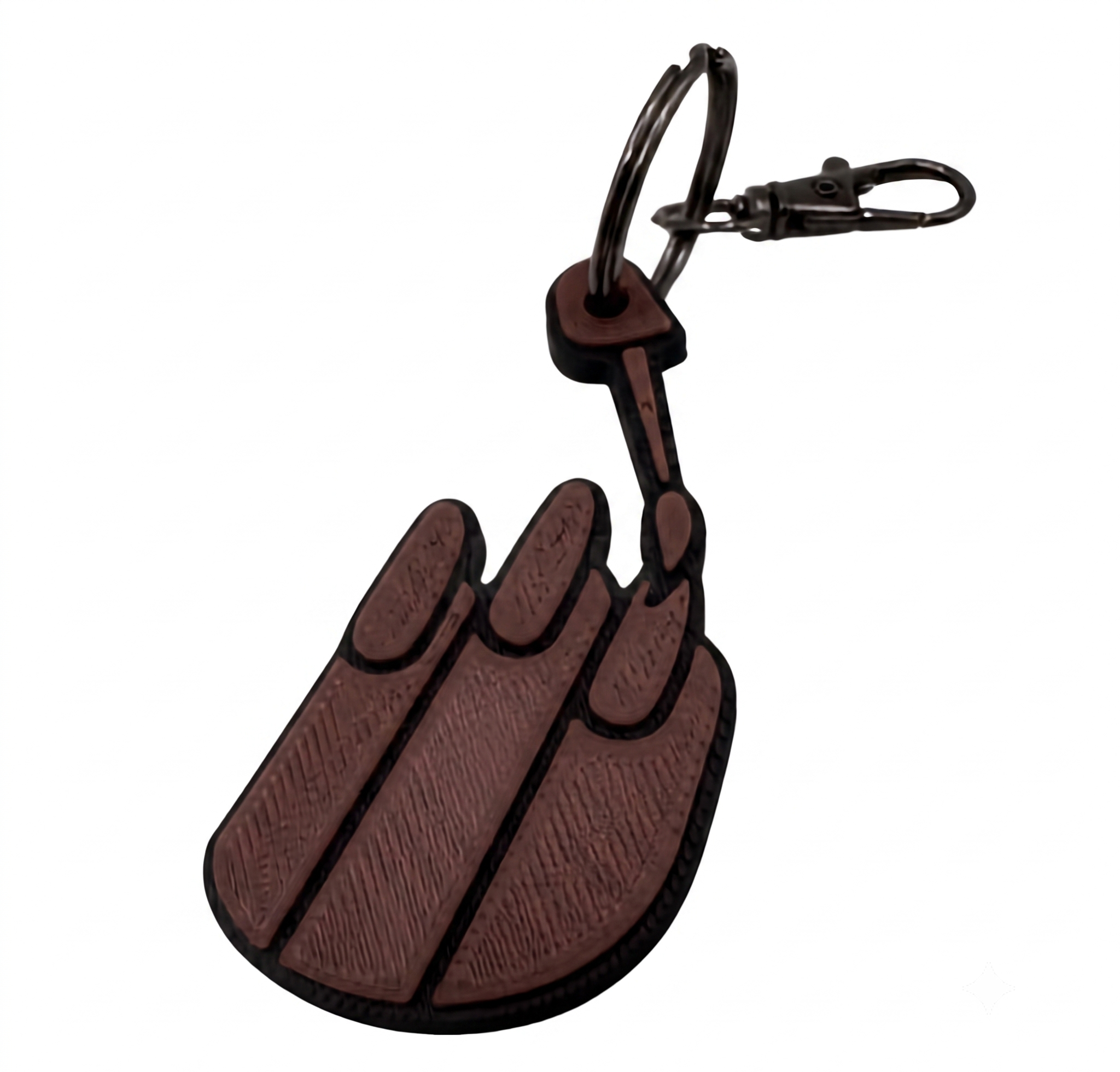 NFC Nail Tech Keychain – Hand Manicure Design, Tap-to-Share Contact Card