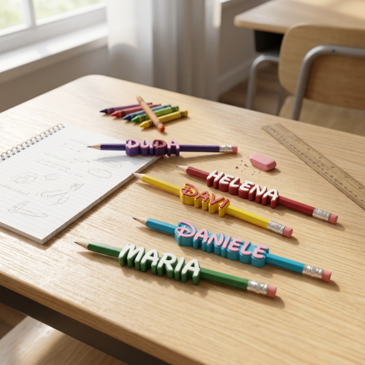 Princess Custom Pencil Slide On Name