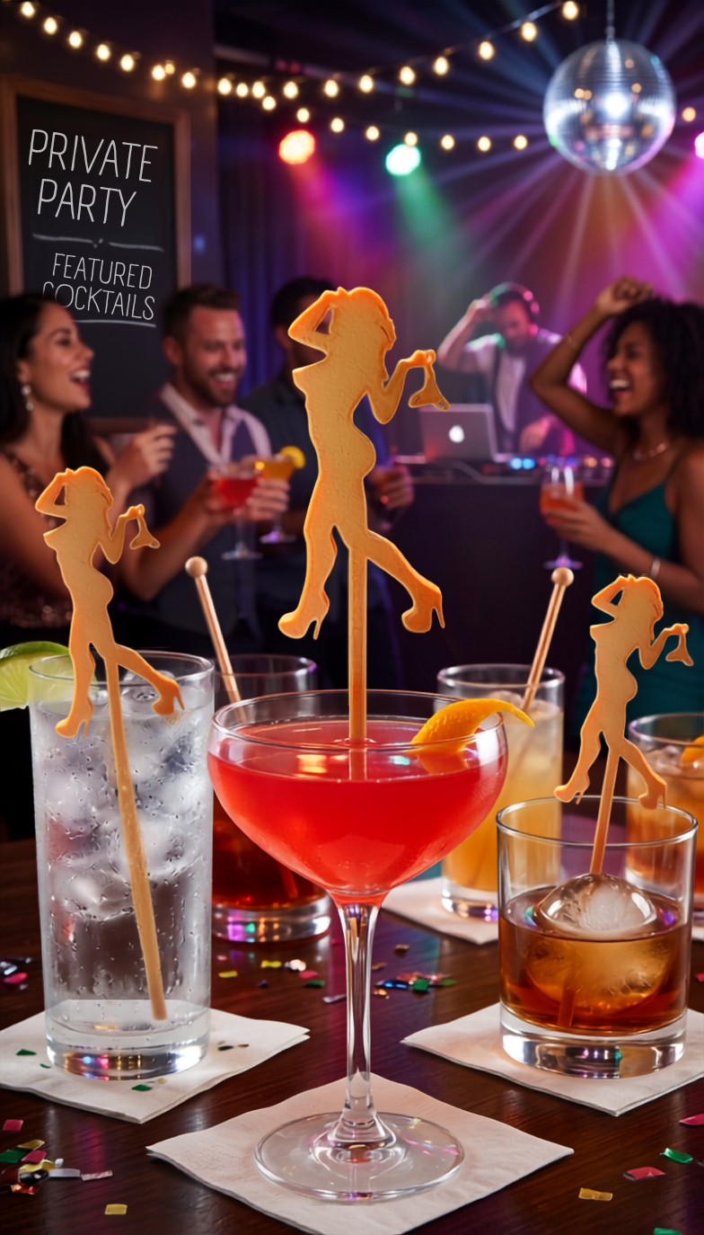 Sexy Lady Drink Stirrers
