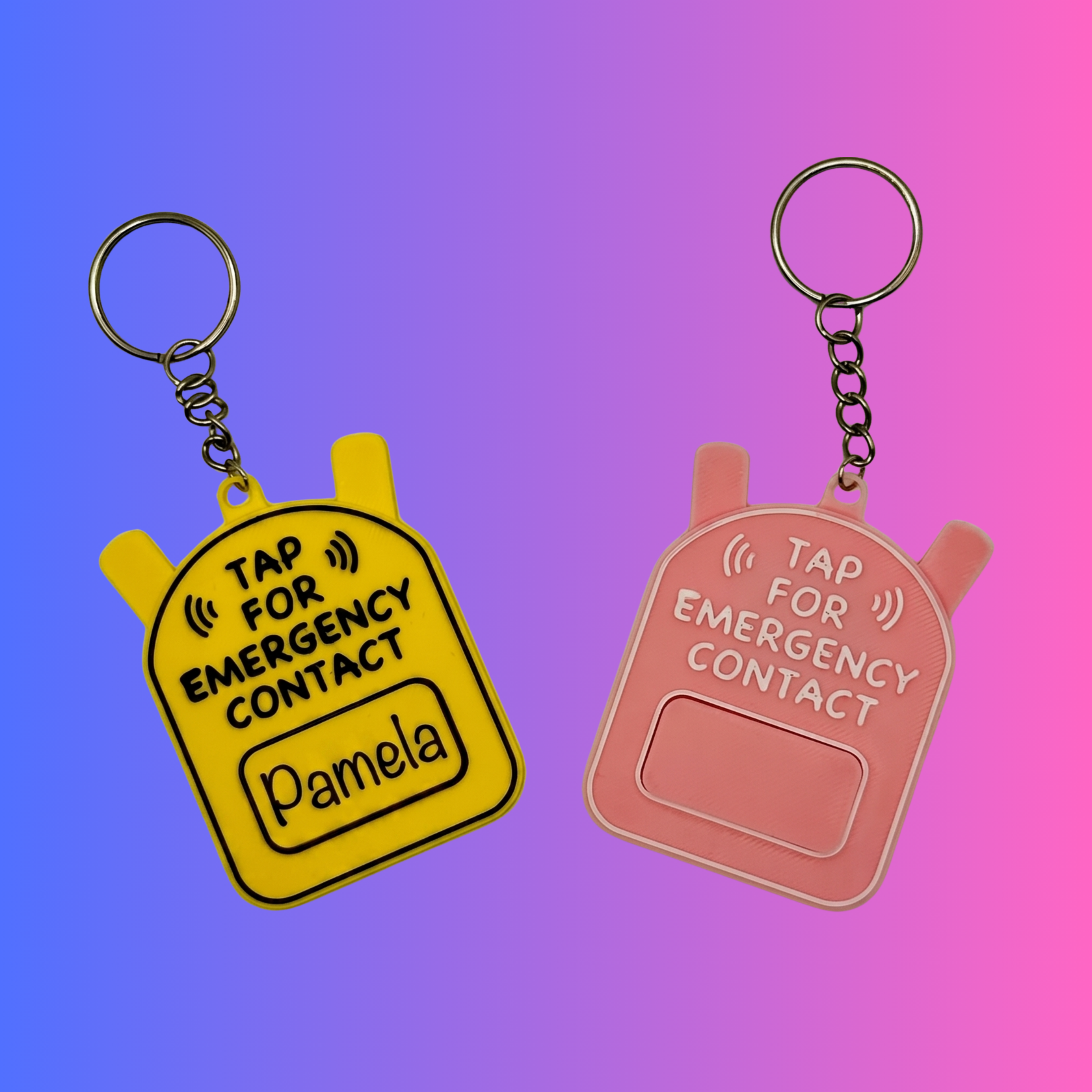 Name Backpack NFC Tag - Emergency Contact