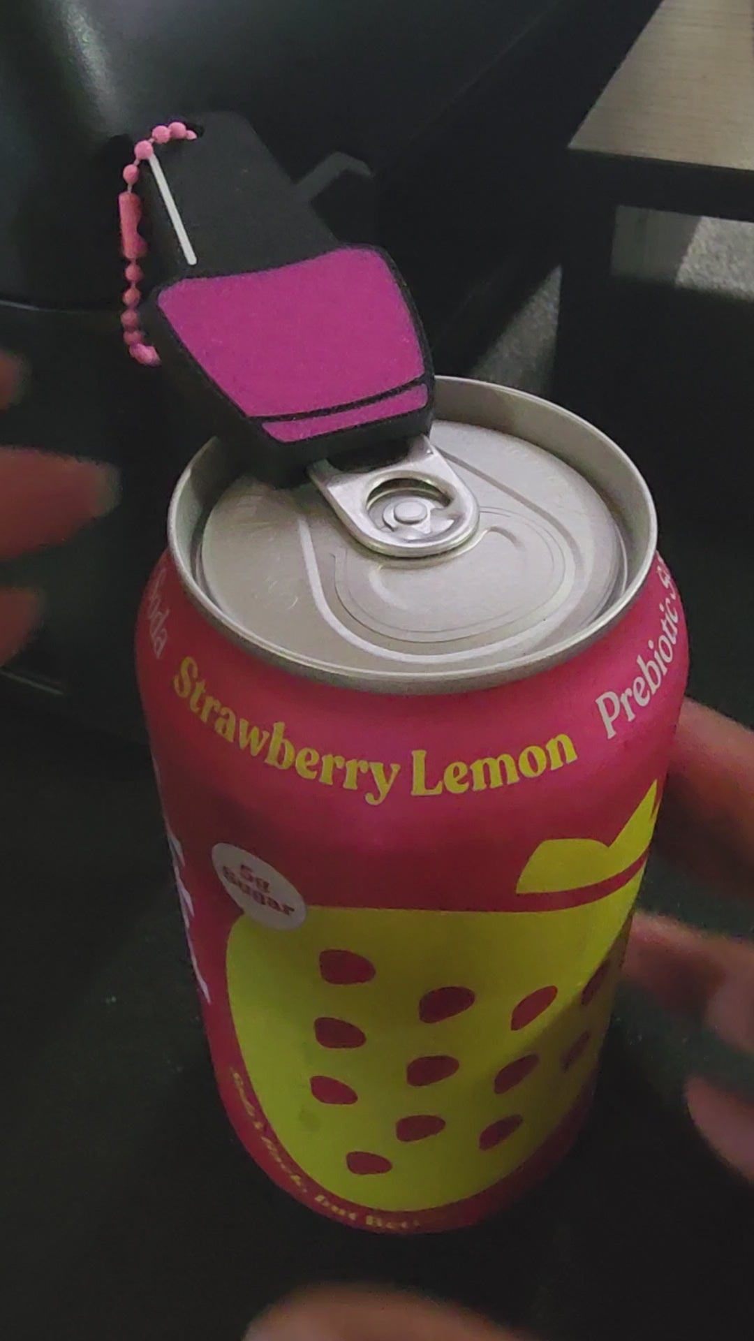 Nail Polish Can Tab Opener Keychain - Business